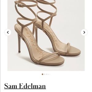 BRAND NEW Sam Edelman Sofia Nude/ Tan Stiletto Sandal!